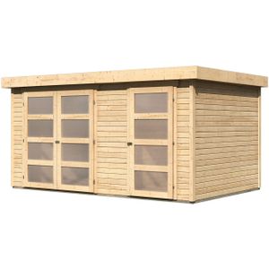 Tuinhuis Mühlentrup 2 Karibu 404x272x212cm Wanddikte 19mm