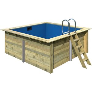 Houten Zwembad Rechthoek Maat 1 Karibu - 350x320cm
