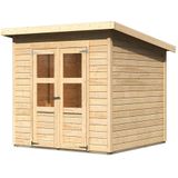 Karibu - Merseburg 4 - Tuinhuis - Hout - Onbehandeld - 2x2 meter