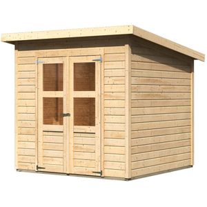 Tuinhuis Merseburg 4 Karibu 212x214x219cm Wanddikte 14mm