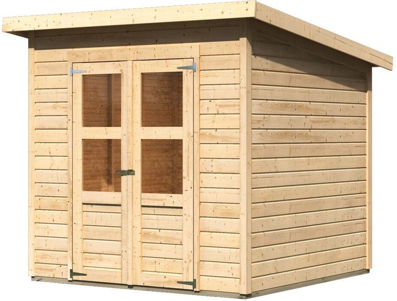 Karibu - Merseburg 4 - Tuinhuis - Hout - Onbehandeld - 2x2 meter