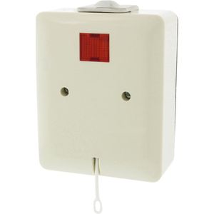 Honeywell Peha - Douchetrekschakelaar - 2-polig - 16A - Wit - Opbouw