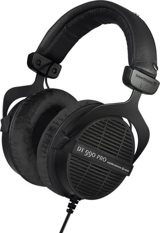 Beyerdynamic DT 990 Pro 80 Ohm Zwart Limited Edition - Open Studio Hoofdtelefoons