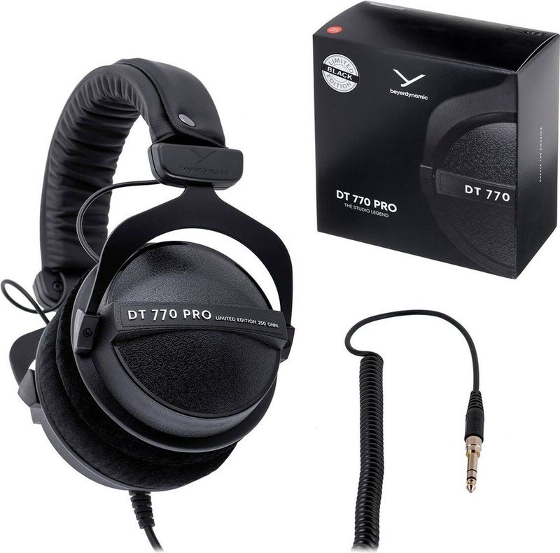 Beyerdynamic - DT 770 Pro - Koptelefoon - Zwart - Bedraad