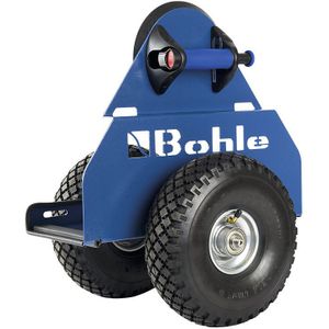 Bohle Transportwagen met vacuümheffer VERIBOR®, laadvermogen 300 kg, met 2 wielen