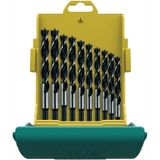 Heller Tools 24646 0 Hout-spiraalboorset 10-delig 3 mm, 4 mm, 5 mm, 6 mm, 7 mm, 8 mm, 9 mm, 10 mm, 11 mm, 12 mm Cilinde