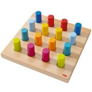 Haba - Houten Insteekspel - Kleurenringen - 33dlg