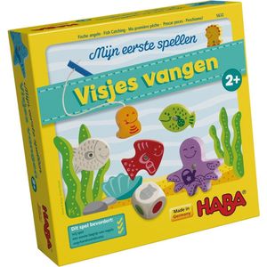 HABA - Mijn Eerste Spellen - Visjes Vangen - Spel met Hengel en Zeebewoners