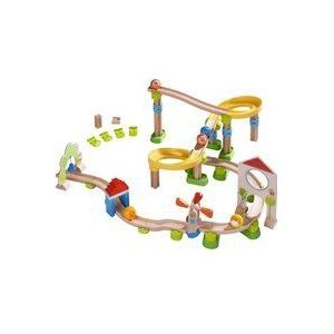 Speelgoed | Wooden Toys - Knikkerbaan Rollebollen - Basisdoos - Spiraalbaan