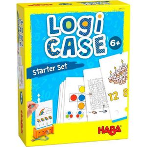 HABA - LogiCase Starter Set - Bordspel - Zand - 40 Ratelkaarten met 77 Puzzels