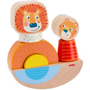 HABA Steekspel - Leeuw - Houten Motoriek Speelgoed - Montessori - Voor Kinderen vanaf 12 Maanden