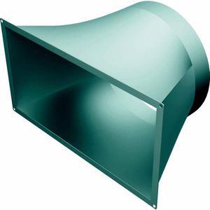 Helios KWL-ÜS 2000 D overgangsstuk - symmetrisch voor KWL2000D van rechthoek naar DN 400 - 04208