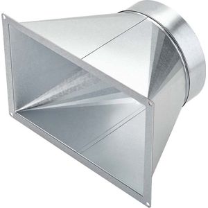 Helios KWL-ÜS 2600 S overgangsstuk - symm. voor KWL2600S van rechthoek naar DN 560 - 08341