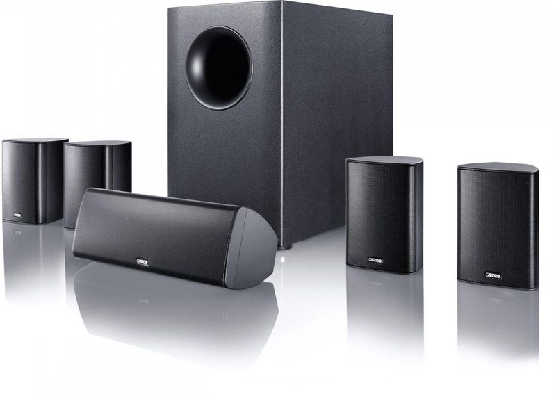 Canton Movie 165 - 5.1 Surround Systeem – Subwoofer met Satelliet Luidsprekers – Zwart