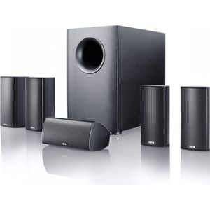 Canton Movie 265 - 5.1 Surround Systeem – Subwoofer met Satelliet Luidsprekers – Zwart