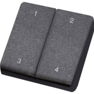 Eltako - FMH4S-wg - Radio Handzender - Wit - Batterijloos - Smart Home