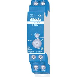 Eltako Treppenlichtzeitschalter REG elektr 1TE 230VAC 3- 4-Leiter-Schaltung nachschaltb TLZ12-8