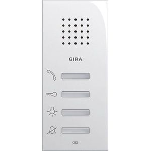 Gira 125003 huisstation AP systeem 55 zuiver wit glanzend