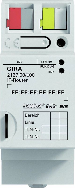 Gira - KNX IP Router - Router - Zwart - Kunststof