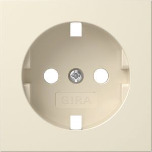 GIRA Systeem 55 Centraalplaat Wandcontactdoos Crème wit 492001