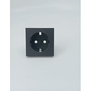 GIRA - 492028 - Stopcontact - Antraciet - Systeem 55