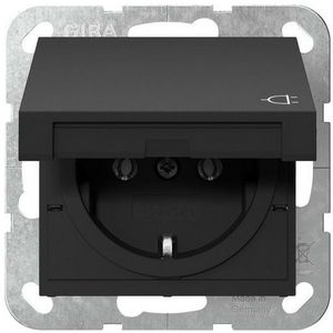 Gira 4454005 SCHUKO KD System 55 Schwarz m