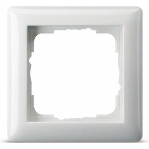 GIRA Abdeckrahmen 1-Fach Standard 55, 021103, reinweiß, glänzend