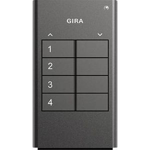 Gira 535410 draadloze handzender 4-voudig Gira eNet, antraciet