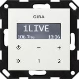Gira - Inbouwradio RDS - Zuiver Wit - Radio
