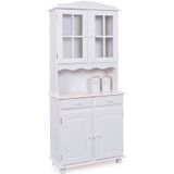 Vitrinenschrank Abaco - weiß