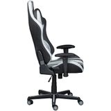 Inter Link bureaustoel voor gaming, ergonomische stoel, zwart met wit