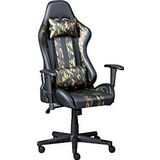 Inter Link bureaustoel voor gaming, ergonomische stoel, camouflagedesign