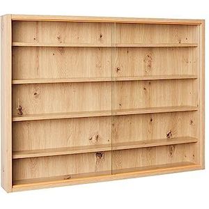Artisario Vitrinekast Wandmontage Eiken Artisanale Decor.