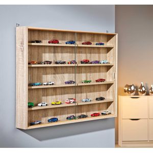 Vitrinekast staande hangende wandvitrine - 30 x 60 x 13 cm