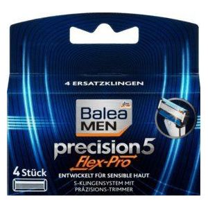 Balea MEN scheermesjes precision5 Flex-Pro, 1 Pack van 4 stuks