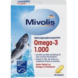 Mivolis Omega-3 1.000, capsules 60 sts, 85,1 g