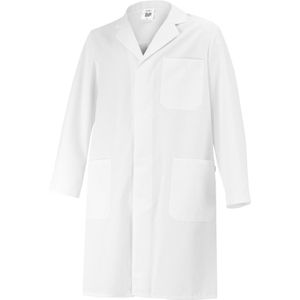 BP - 1656-130-21 - Manteau Unisexe - Wit - Katoen - 205 g/m²