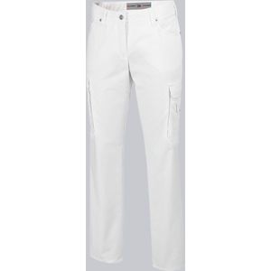 BP 1642-686 dames jeans gemengde stof met stretch wit, maat 38n