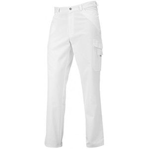 BP 1641-558 Unisex Broek Jeans van Duurzaam Gemengd Weefsel Wit, Maat Ll