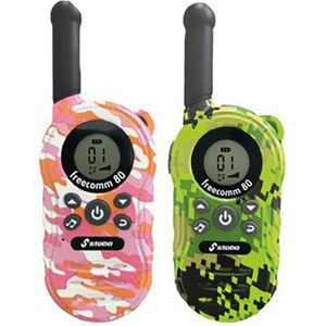 Stabo - Draadloze Mobiele Telefoon Set - Freecomm 80 - Zwart - 2 Walkie Talkies
