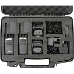 Stabo PMR handheld radio Freetalk com (10 km), Walkietalkie, Zwart