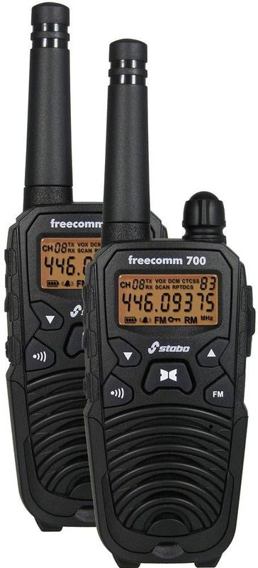 Stabo Freecomm 70 - Walkietalki - Zwart