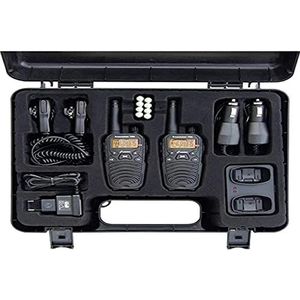 Stabo - Freecomm 700 - Walkietalkie - Zwart - Met Harde Koffer