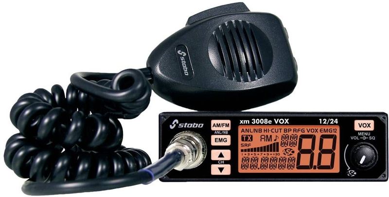 Stabo - XM 3008E - CB Radio - Zwart - 12-24V - VOX - ASQ
