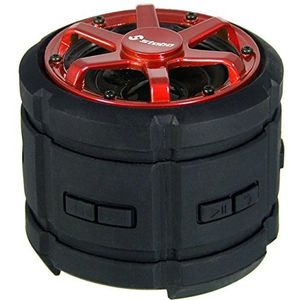 Stabo Elektronik 71500 watervaste outdoor Bluetooth luidspreker IPX7 zwart/rood