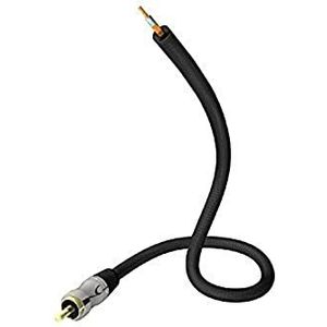 Eagle Cable 10041030 audiokabel – audiokabel (RCA, 2 x RCA, heren, vrouwelijk, goudkleurig, zwart)