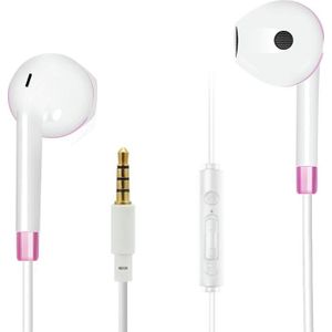 2GO Comfort" in-ear stereo hoofdtelefoon - wit/roze (Bedraad), Koptelefoon, Roze