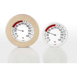 Eligo Thermometer voor de Infrarood sauna - in houten omlijsting (Ø 15,5cm)