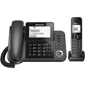 Panasonic KX-TGF310EXM Telefono a Filo e Cordless DECT Senza Segreteria Telefoni
