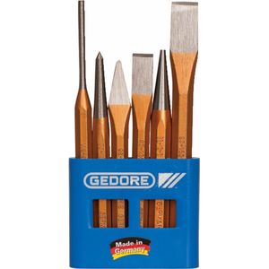 GEDORE Gereedschapsset - 6-delig - Metalen Cassette - Beitels en Drivers